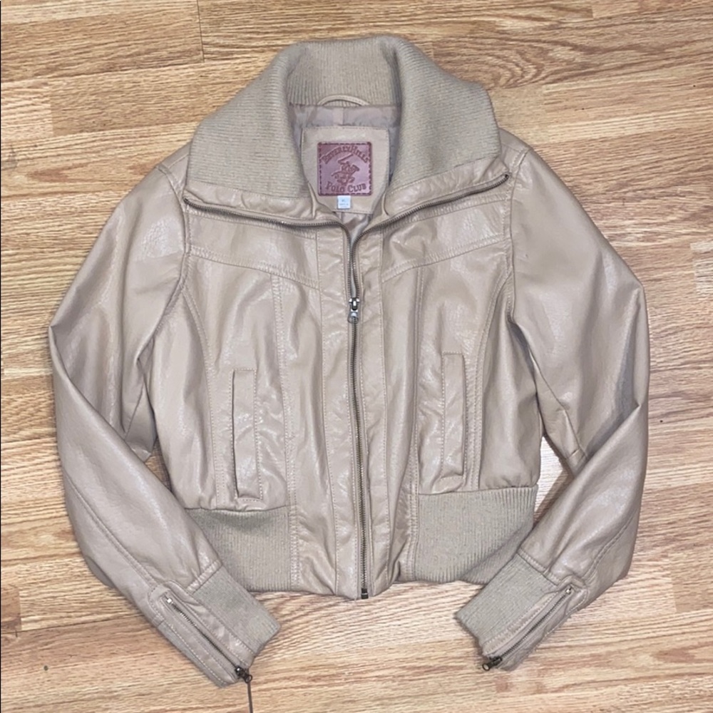Faux Leather Vintage Jacket